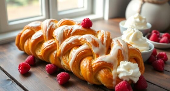 cottage cheese raspberry braid