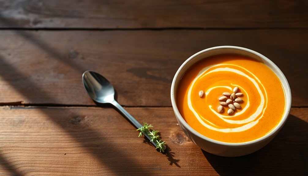 creamy flavorful pumpkin soup