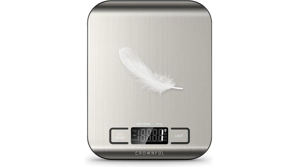 crownful kitchen scale 11lb