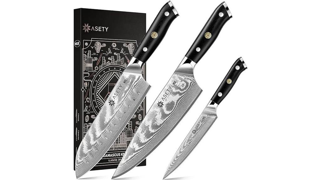 damascus steel knife collection