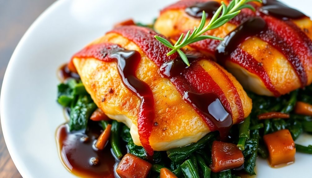 delicious homemade meal preparation