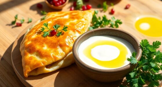 delicious turkish stuffed flatbread