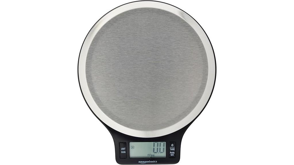 digital kitchen scale display