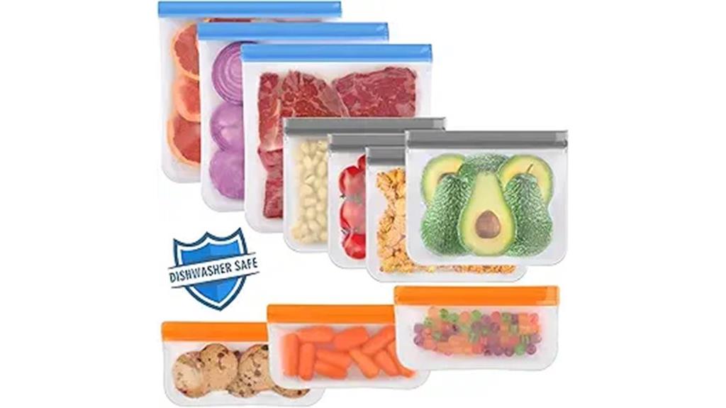 dishwasher safe silicone bags