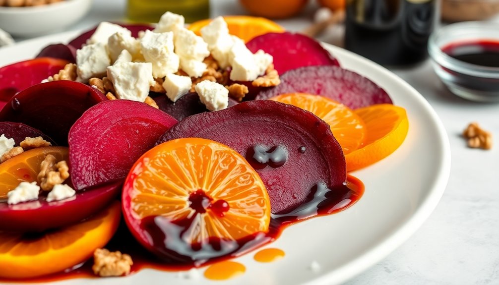 drizzle balsamic vinegar lightly