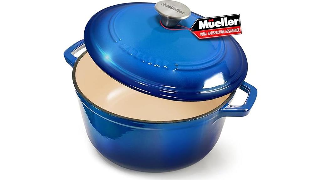 durable enameled cast iron