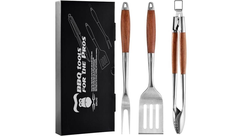 durable rosewood bbq tools