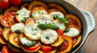 eggplant mozzarella tomato bake