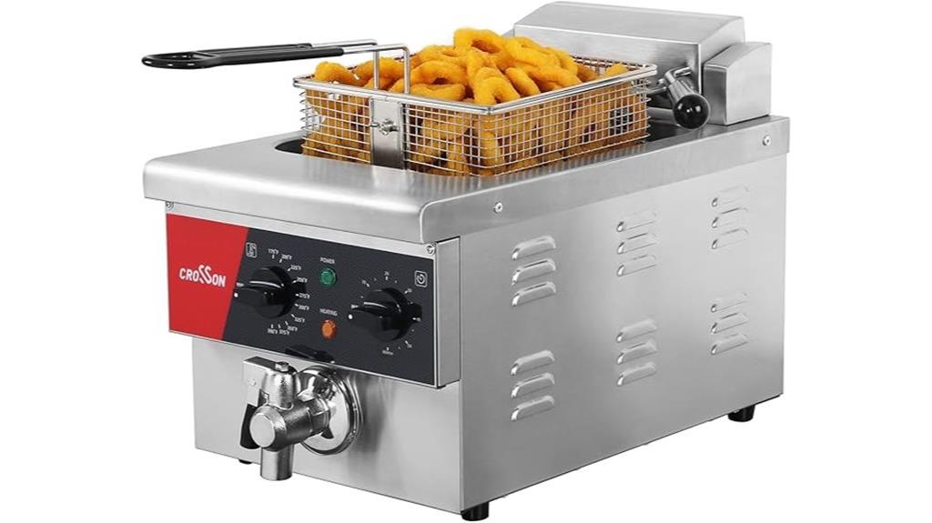 electric countertop deep fryer
