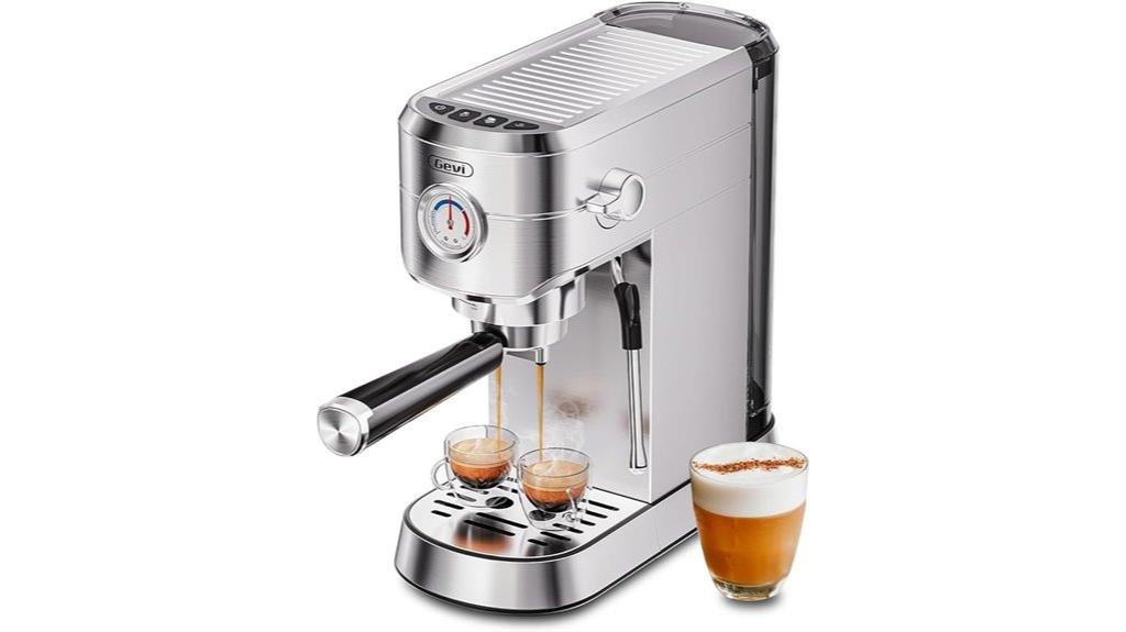 espresso machine with frother