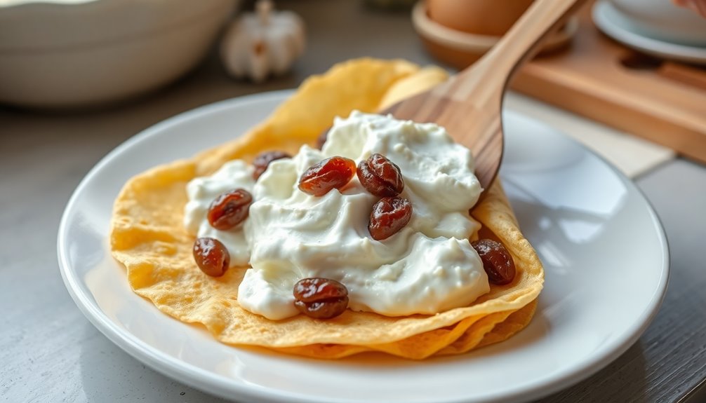 fill and fold crepes