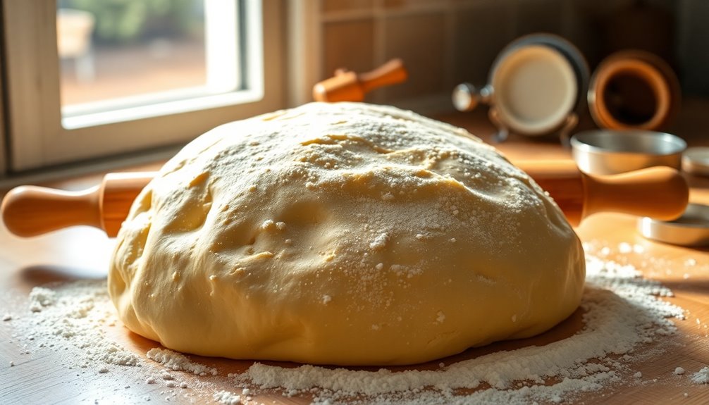 flatten the dough evenly