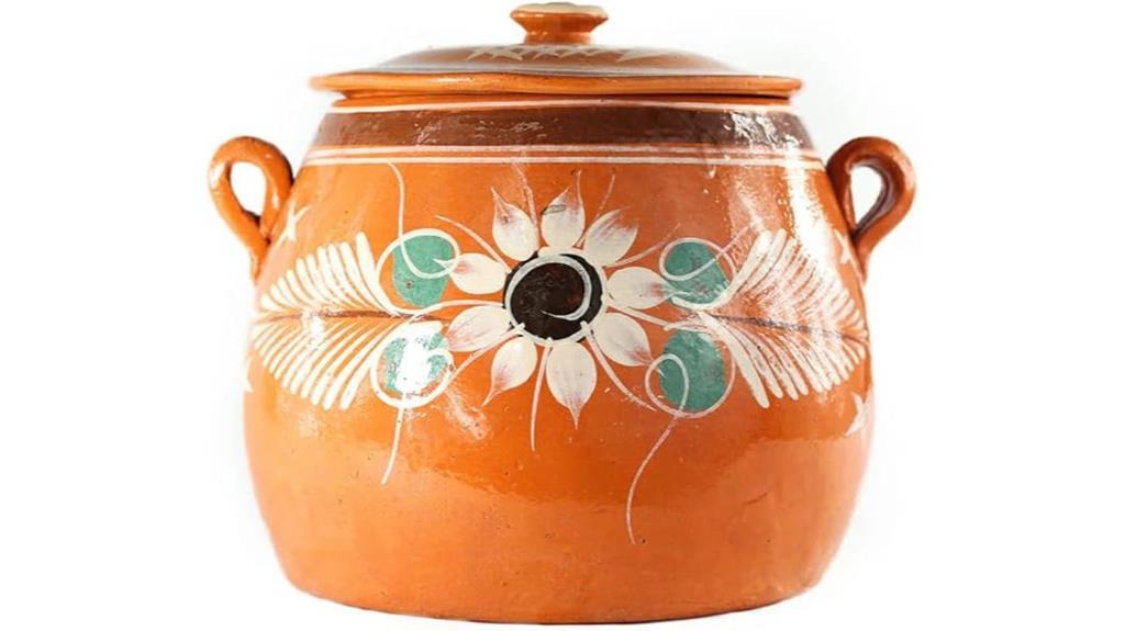 flor clay bean pot