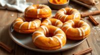 fluffy sweet potato donuts