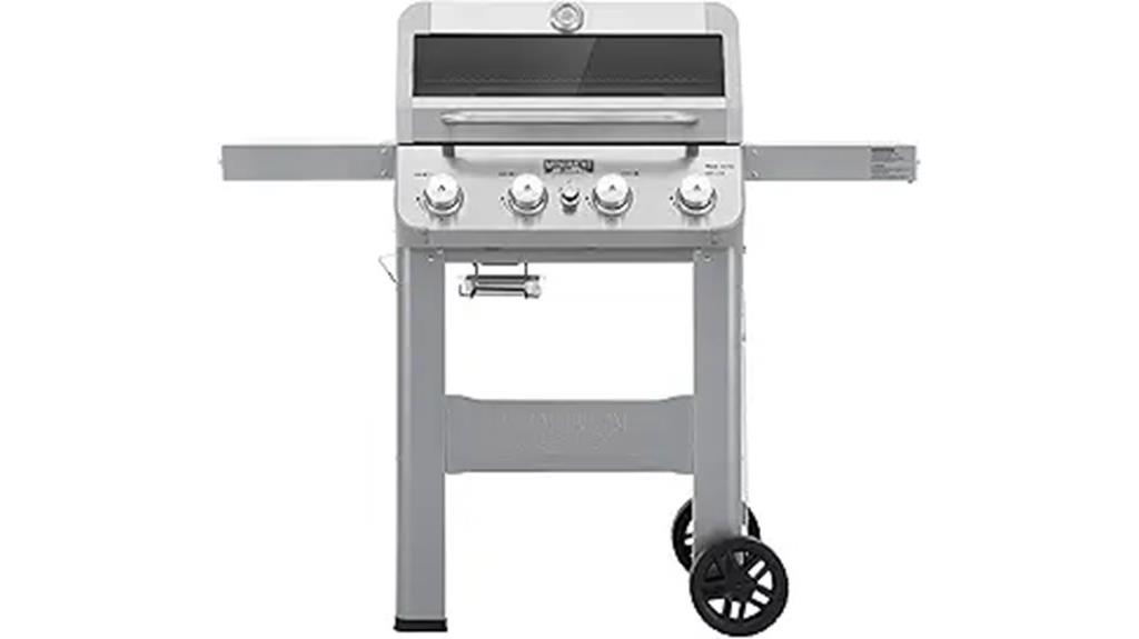 four burner propane gas grill