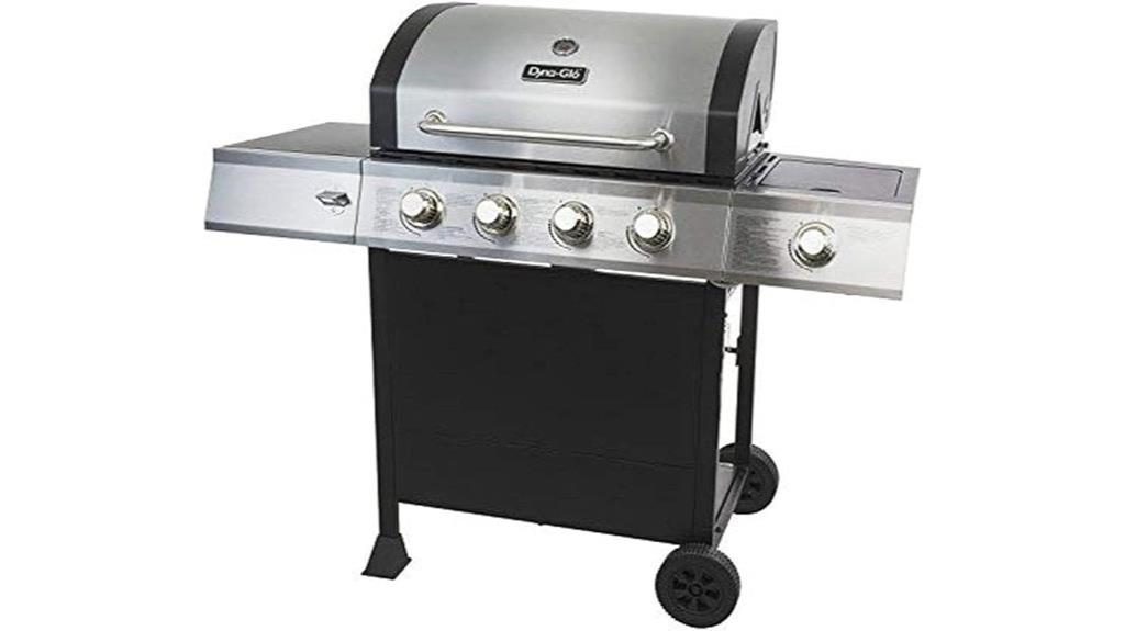 four burner propane grill