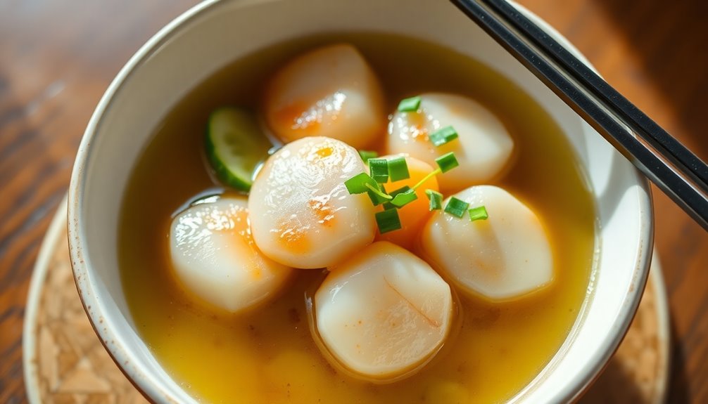 garnish with fresh herbs
