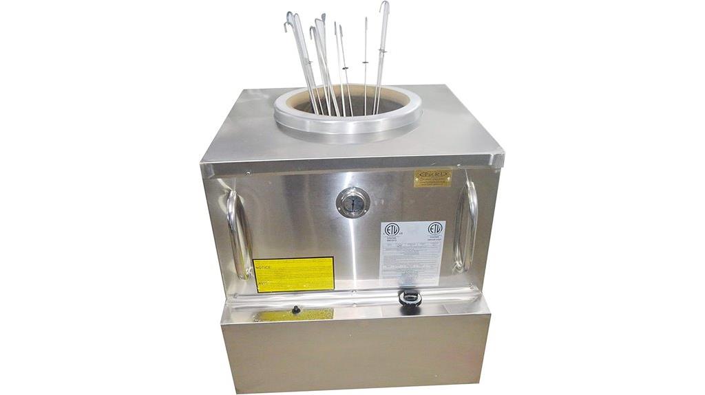 gas tandoor cooking appliance