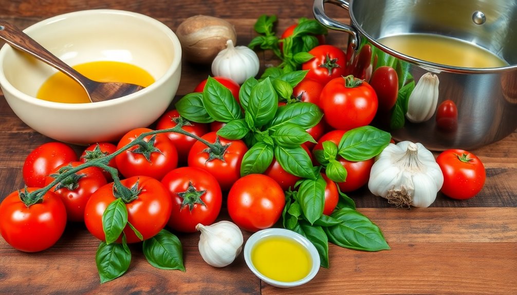 gather ingredients and utensils