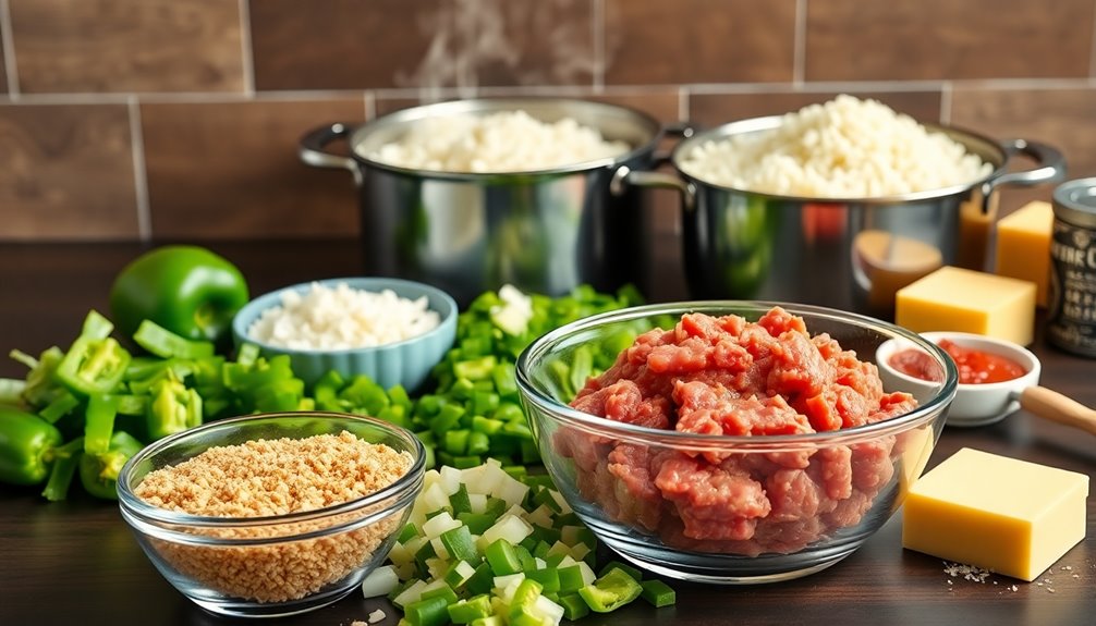 gather necessary ingredients needed