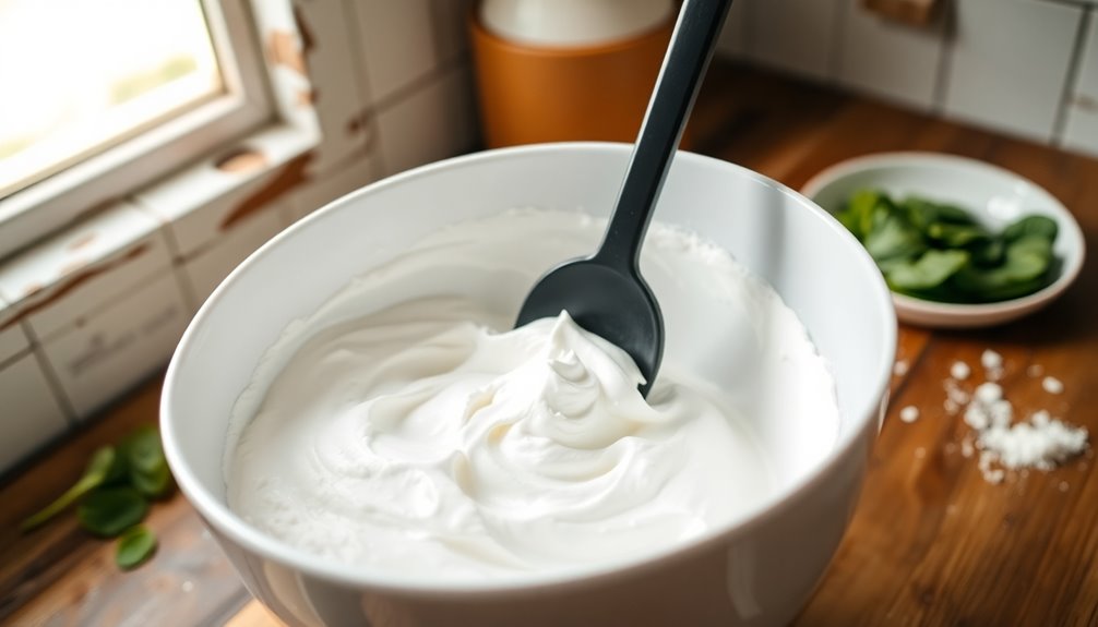 gently combine with egg whites