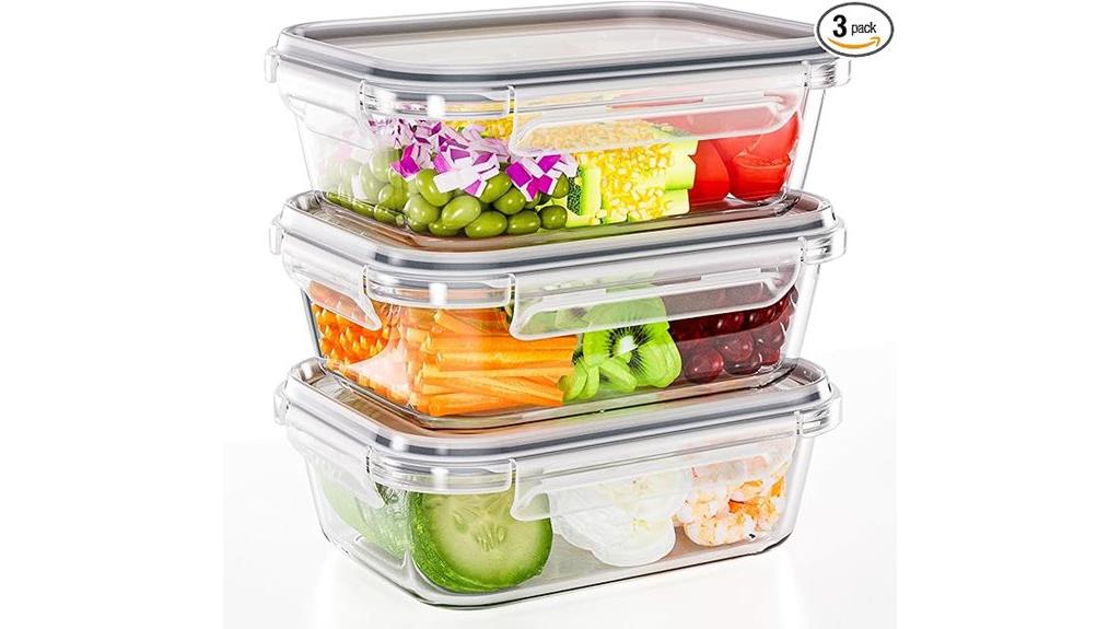 glass food storage set