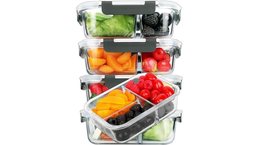 glass meal prep containers