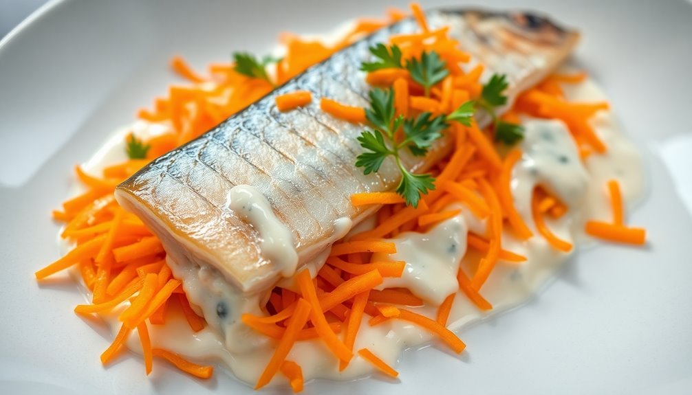 grate carrots for topping