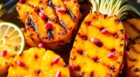 grilled pineapples with zest