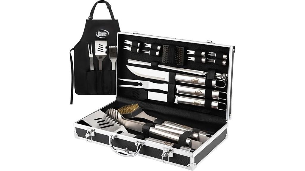 grilling accessories with apron
