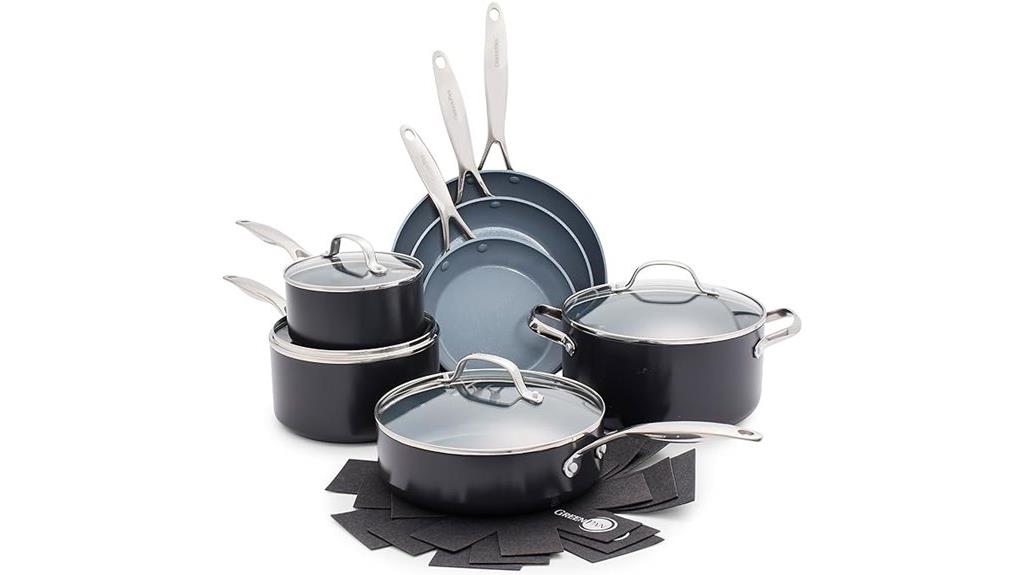 hard anodized cookware set