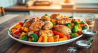 healthy chicken vegetable dish