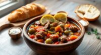 hearty beef and sausage soup