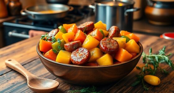 hearty stewed vegetables dish