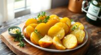 herb seasoned baked potatoes