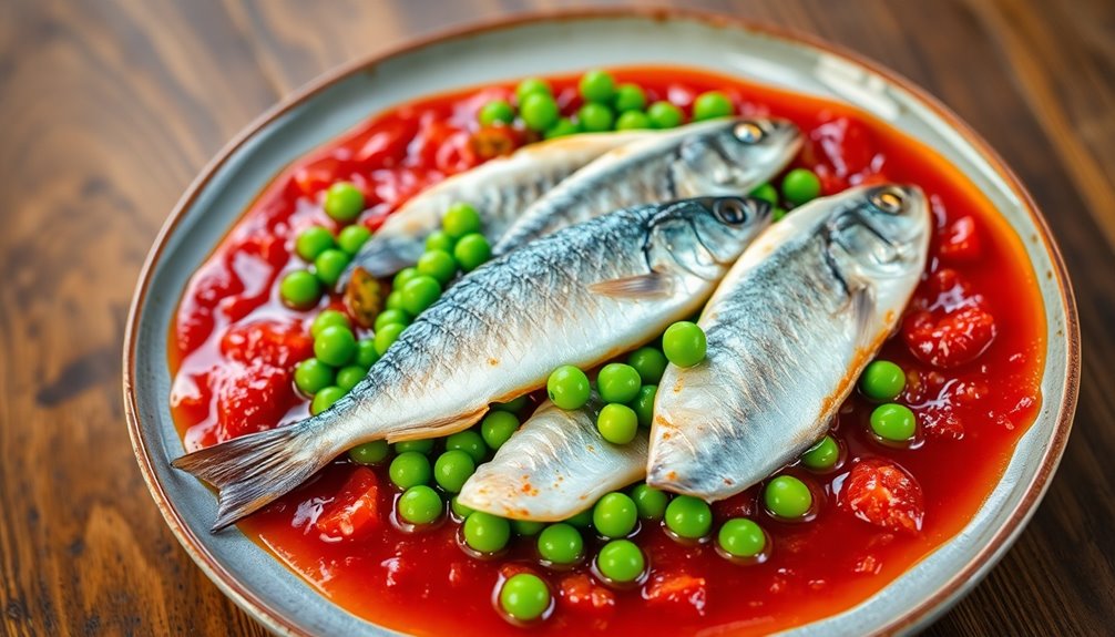 herring with tomato marinade