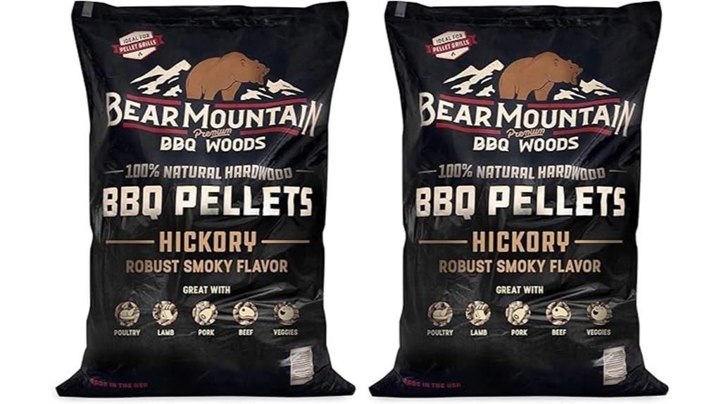 hickory wood pellets bundle