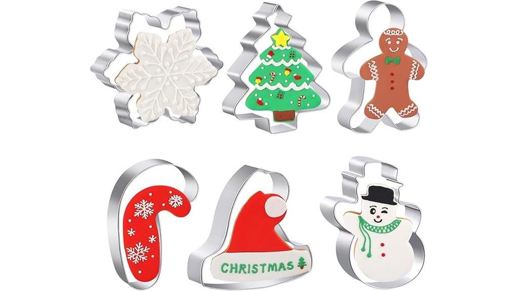 holiday cookie cutter set