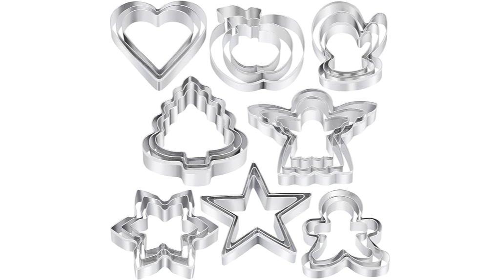 holiday cookie cutter set