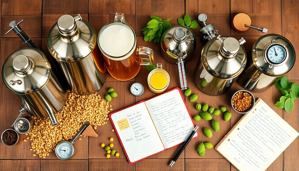 home brewing kit selection