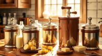 homemade butter churning tools