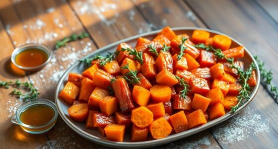 honey thyme baked carrots