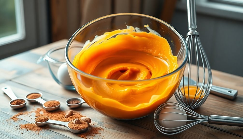 incorporate pumpkin puree blend