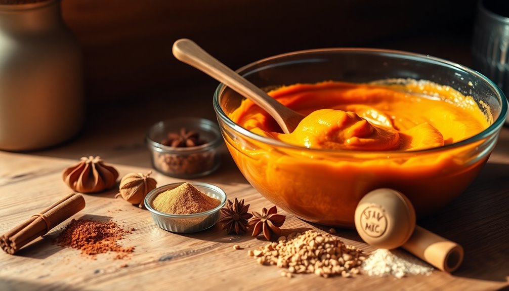 incorporate spices into mixture