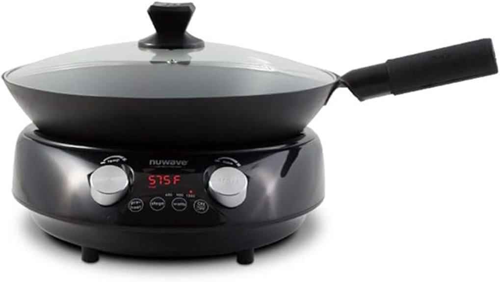 induction wok with carbon steel