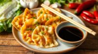 japanese dumplings called gyoza