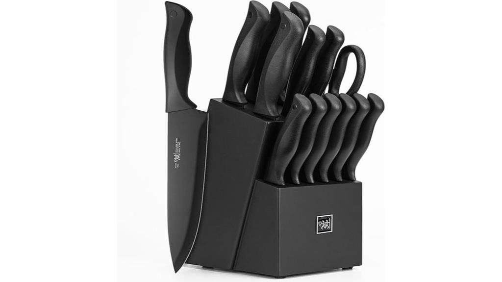 kitchen knife set block