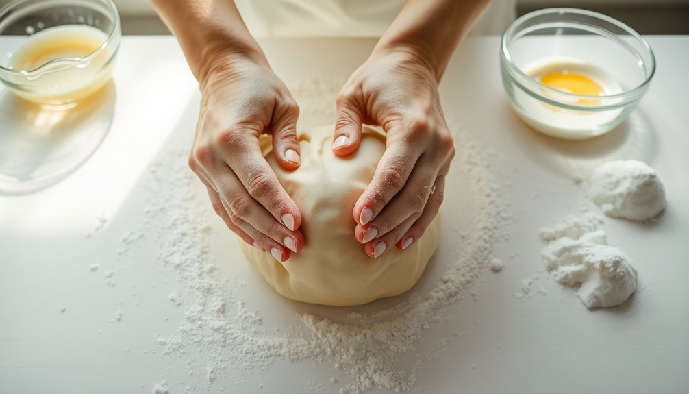 knead dough until smooth