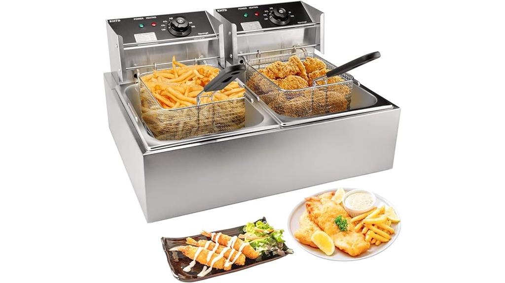 large capacity deep fryer