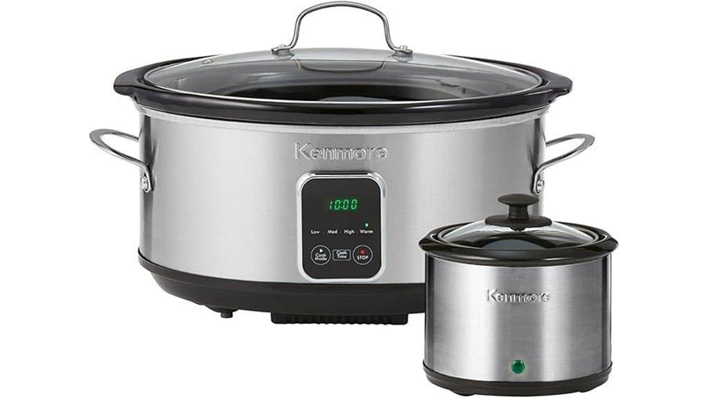 large programmable slow cooker